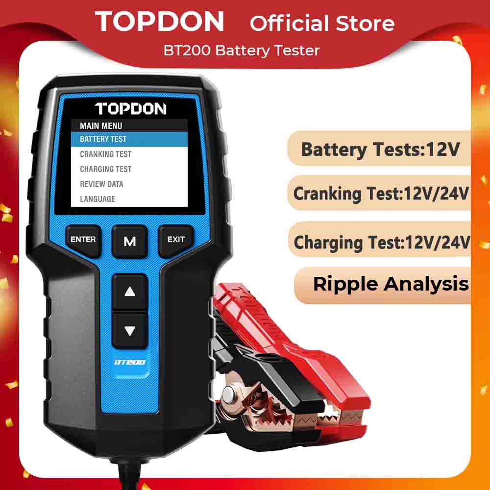 Topdon Tc001 Thermal Camera - TOPDON BT200 testeur de batterie Portable