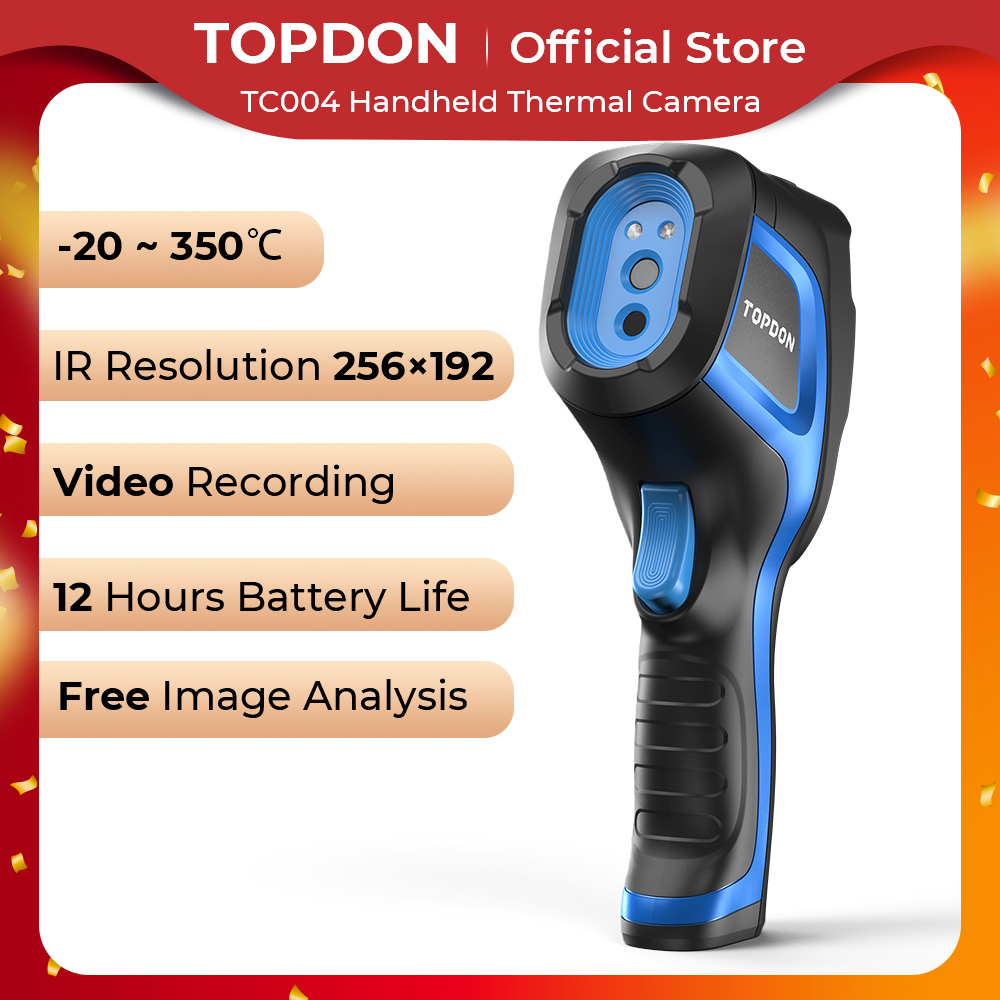 Topdon Tc001 Thermal Camera - TOPDON TCApproach-Scanner Thermique Infrarouge, Haute exposée,