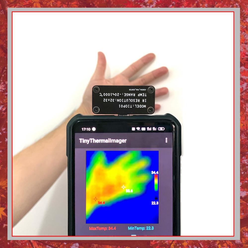 Tiop01 Thermal Camera - Caméra thermique TIOP01 32x32, vision nocturne,