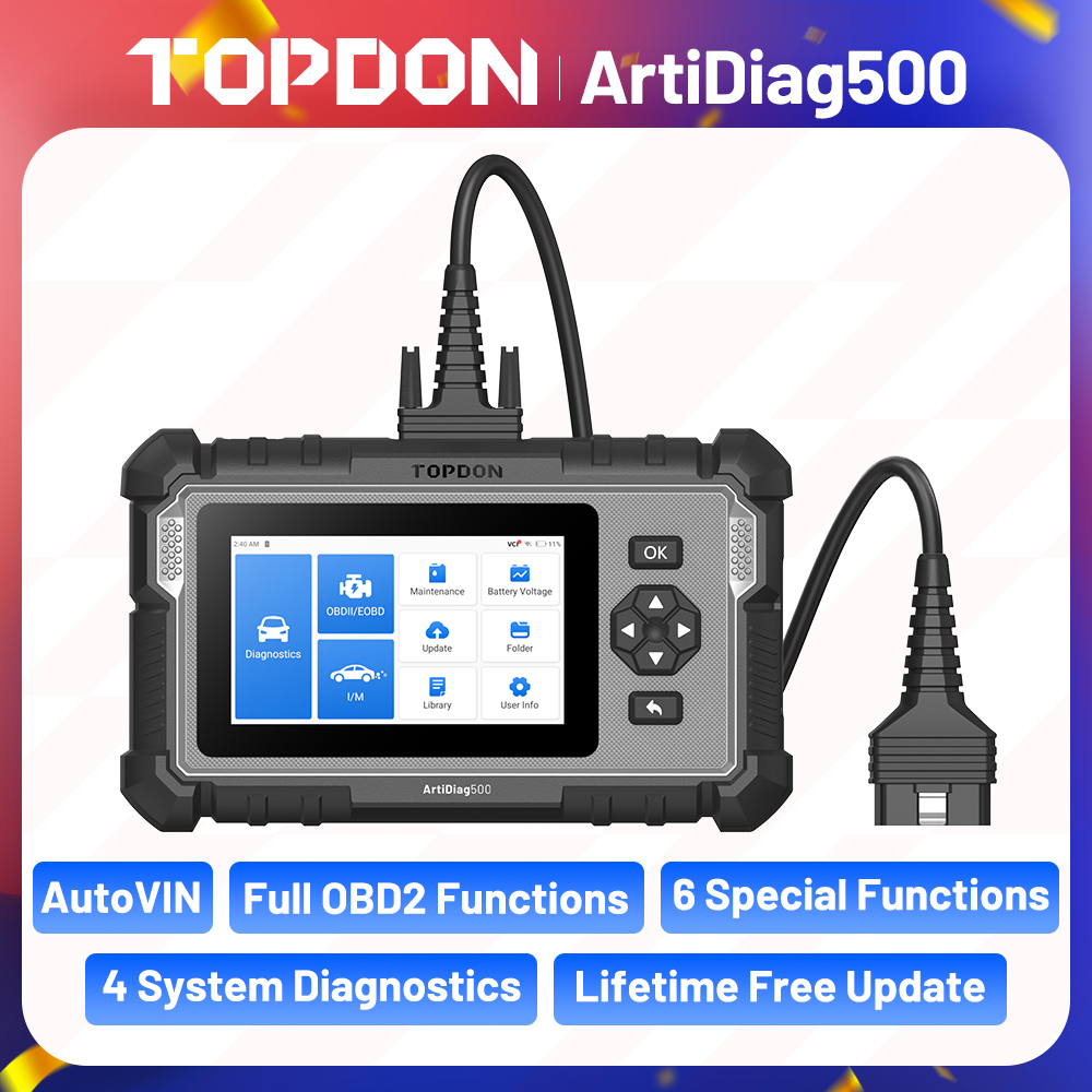 Topdon Tc001 Thermal Camera - Topdon ArtiDiag500 outil de Diagnostic de