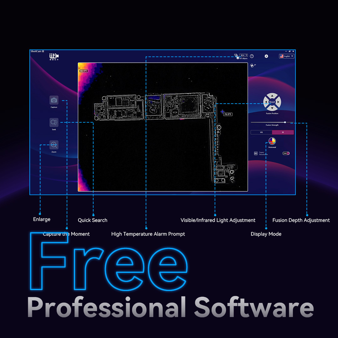 Shortcam Thermal Imaging Pcb - Unique LANGCHI 6th Shortcam Lite Instrument
