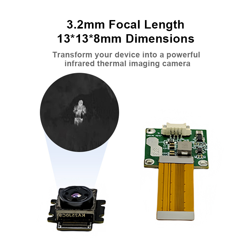 Thermal Imaging Camera 256X192 - Caméra thermique infrarouge Tiny1-C 256x192, objectif