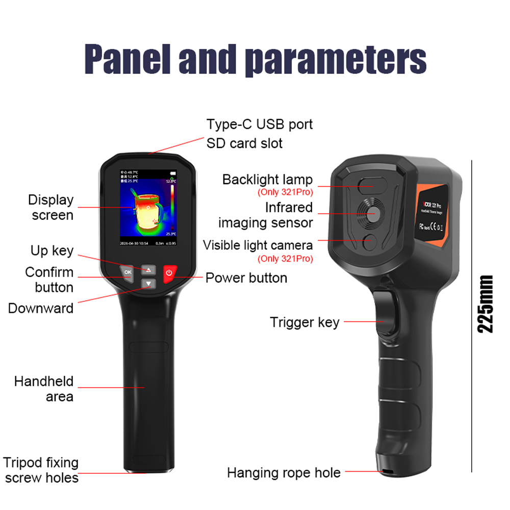 Nf 521 Thermal Imaging Camera - Caméra thermique infrarouge portable Victor 321