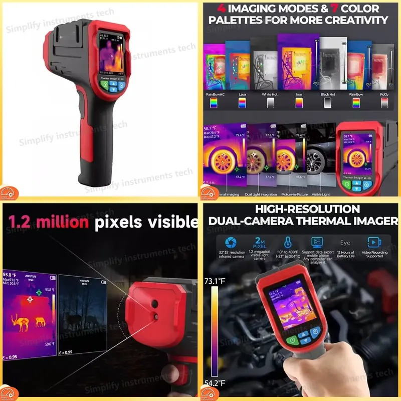 Nf 521 Thermal Imaging Camera - Caméra thermique industrielle portable NF-521, caméra