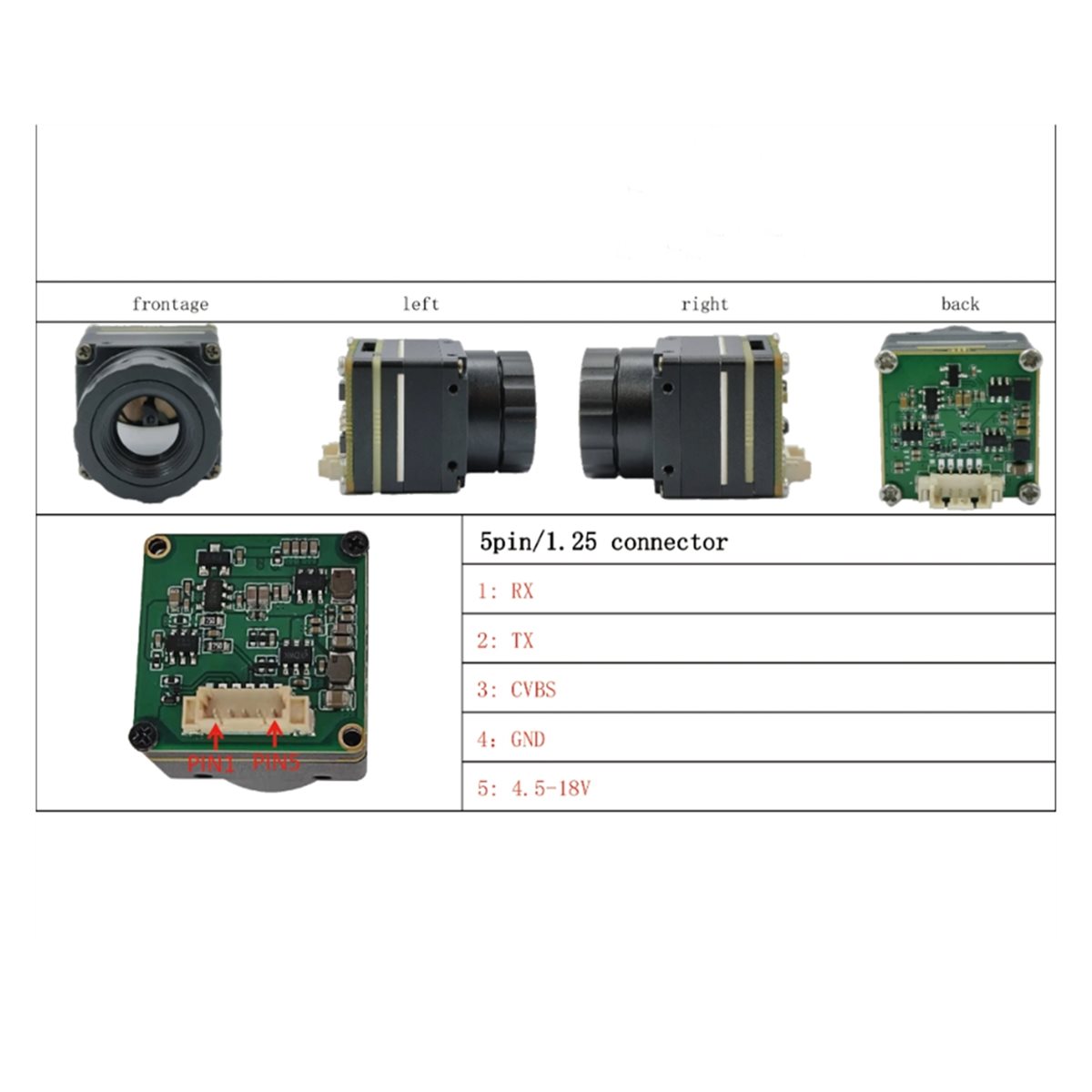 Module d'imagerie thermique in - Thermal Imaging Camera 256X192 avis et prix