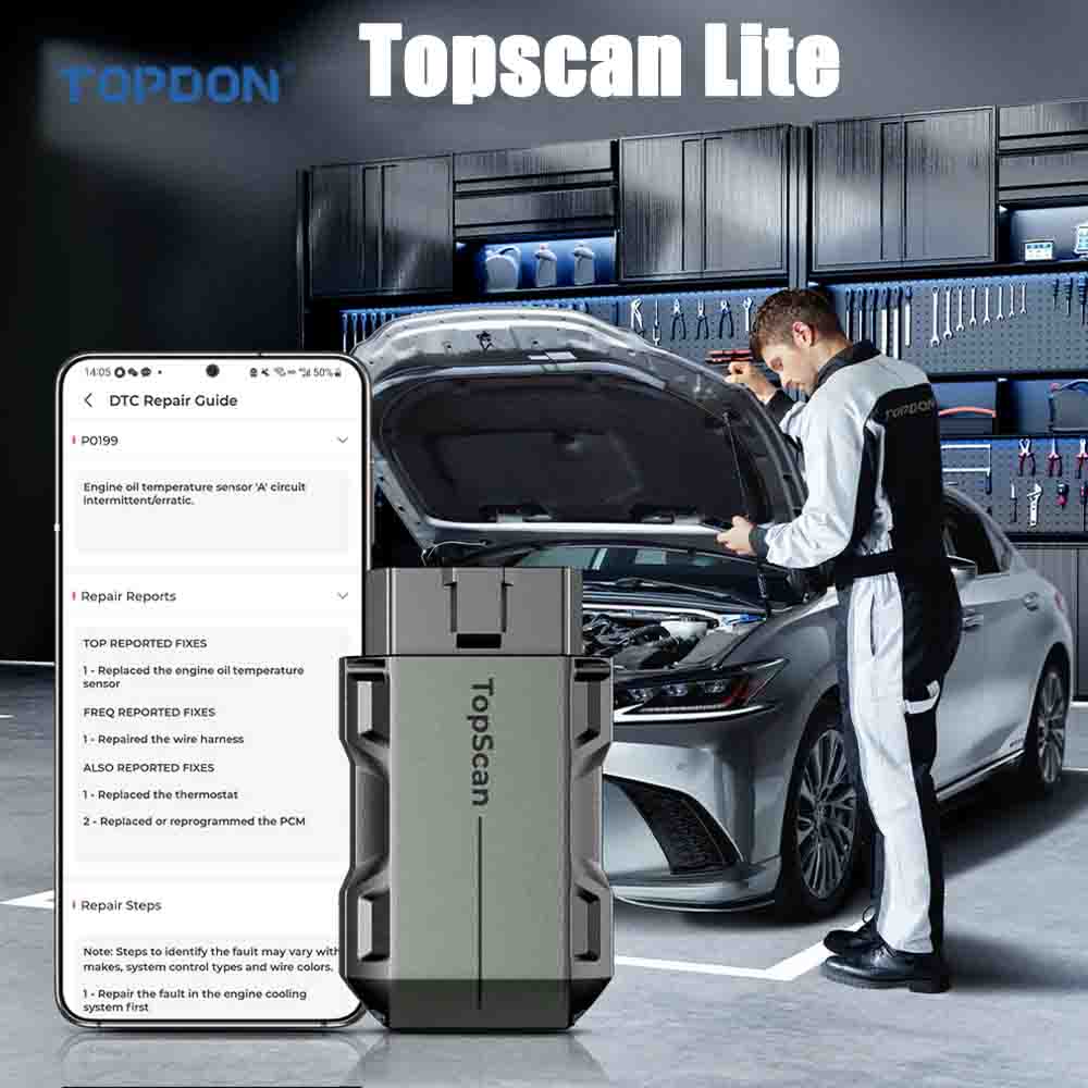 TOPDON Topscan Lite – Outil de - Topdon Tc001 Thermal Camera avis et prix