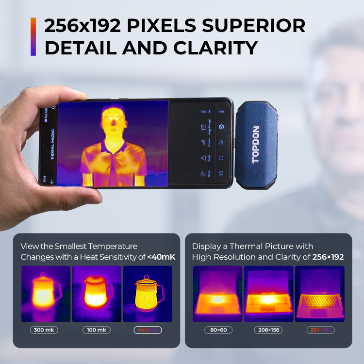 Caméra thermique infrarouge in - Topdon Tc001 Thermal Camera avis et prix
