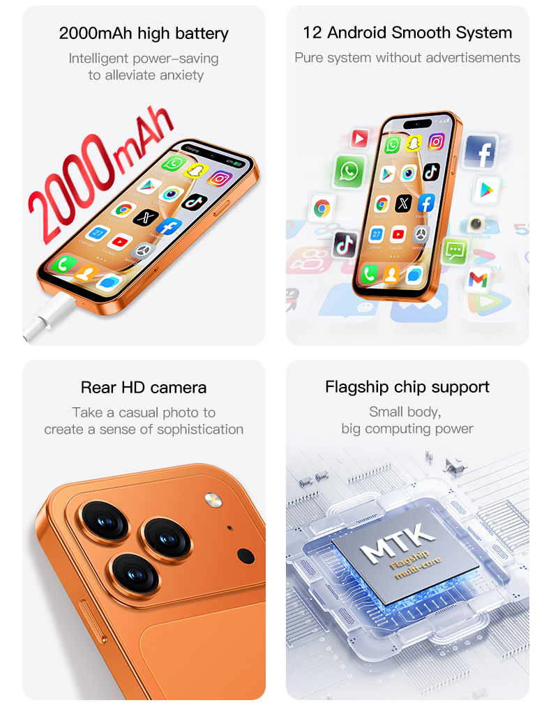 Smartphone 4G ONEMYTH A18 Pro  - Seek Compact Pro Android avis et prix