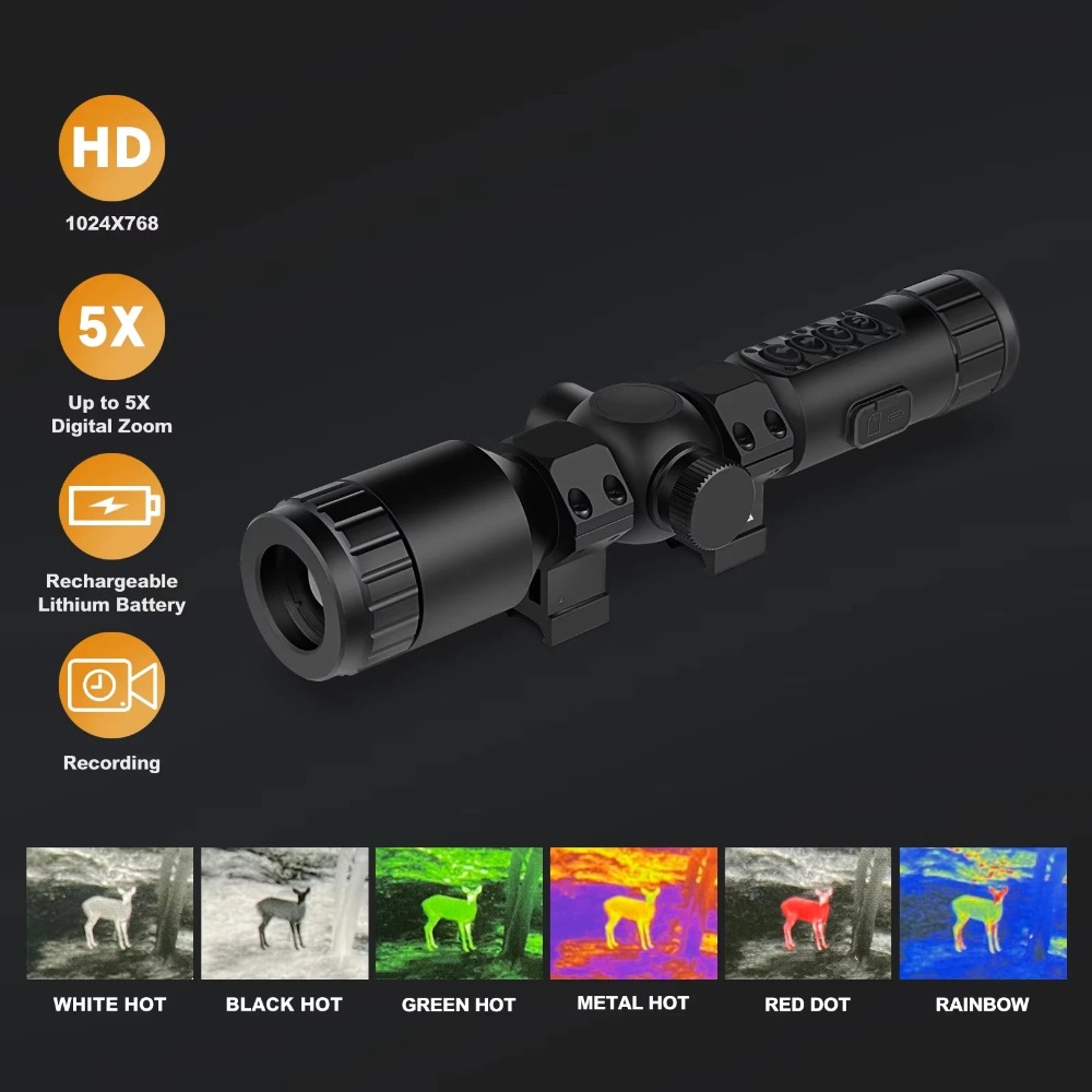 2x-5x TGS300 1024x768 2-5x mul - Thermal Scope Night Vision Monocular avis et prix