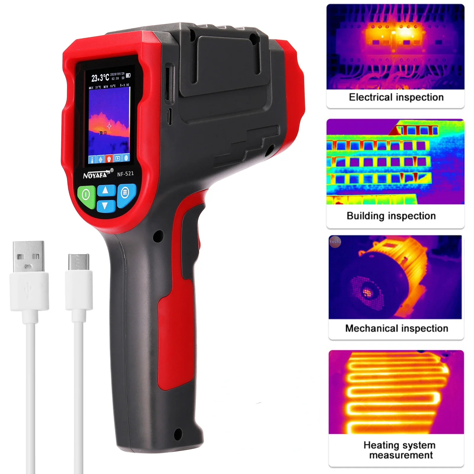 NF-521 Déterminer Cycleur Ther - Nf 521 Thermal Imaging Camera avis et prix