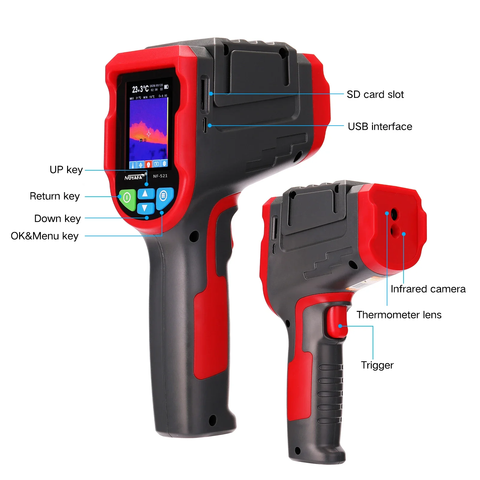 NF-521 Déterminer Cycleur Ther - Nf 521 Thermal Imaging Camera avis et prix