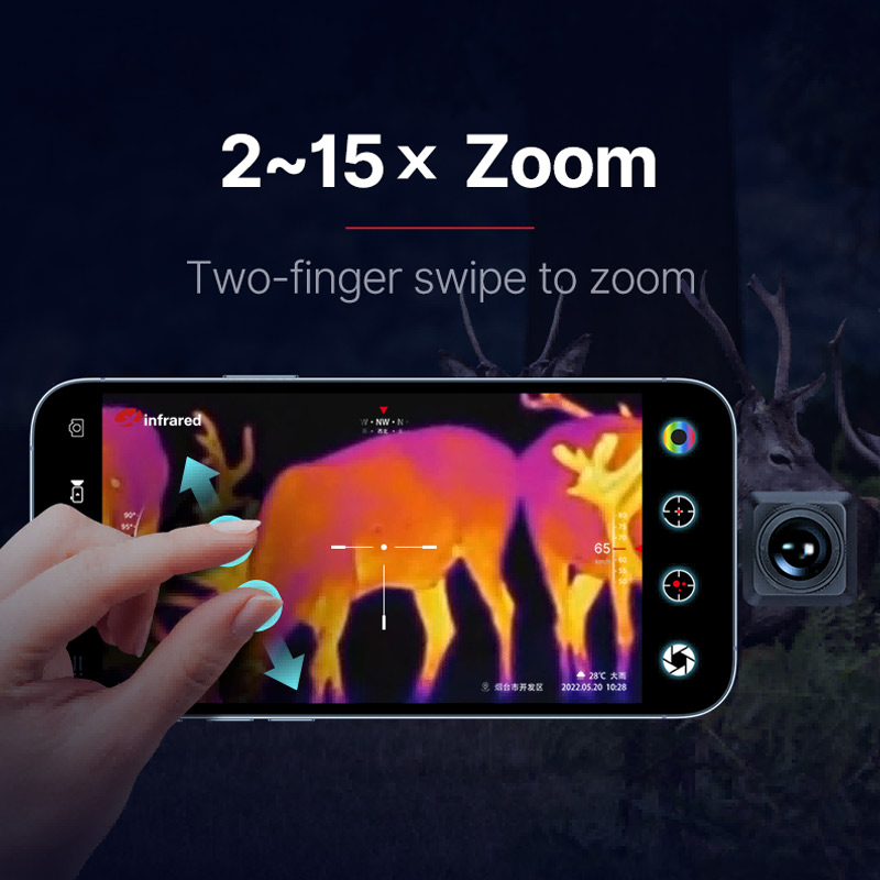 InfiRay-Cycleur thermique T2 P - Infiray P2 Pro Macro Lens avis et prix