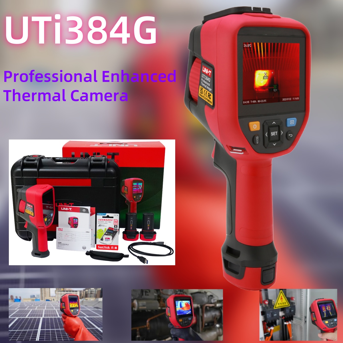 Caméra thermique professionnel - Thermal Camera Type C 384X288 avis et prix