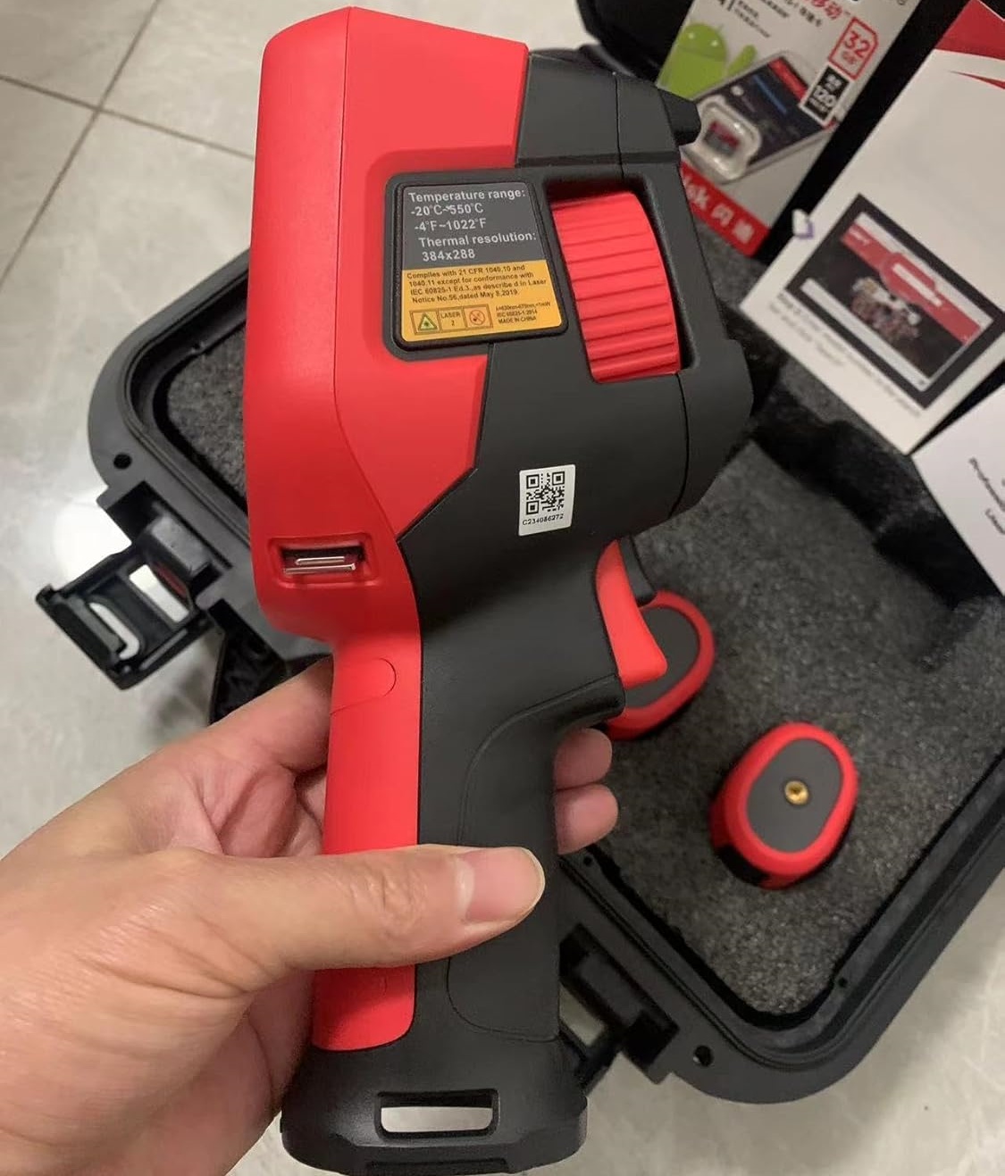 Caméra thermique professionnel - Thermal Camera Type C 384X288 avis et prix