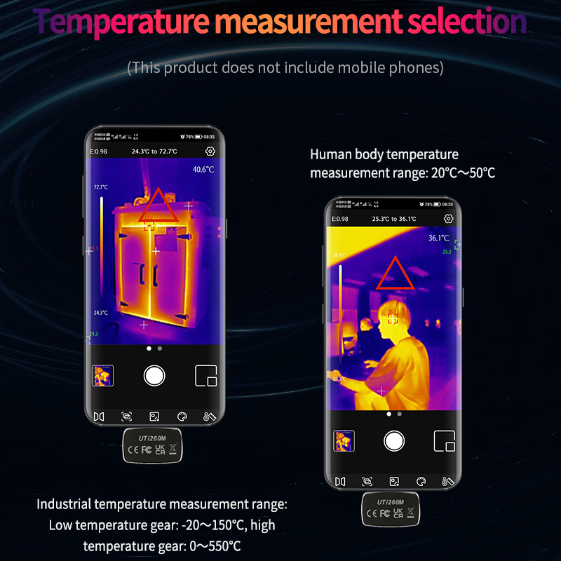 Caméra thermique UNI-T pour té - Thermal Imaging Camera 256X192 avis et prix